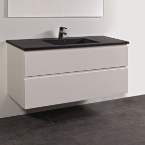 Prisma vask, st�bt - Nero sort 1.020 x 470 mm