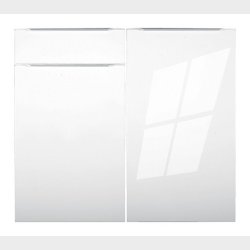 Grydeskab 50 cm med 2 udtrksriste, lge og skuffe - deludtrk