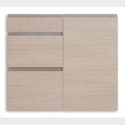 Bad overskab 30 cm med 2 hylder og lge