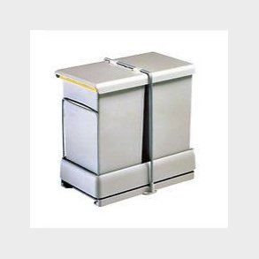 Fritstende affaldssystem med automatik. 2 x 14 ltr.