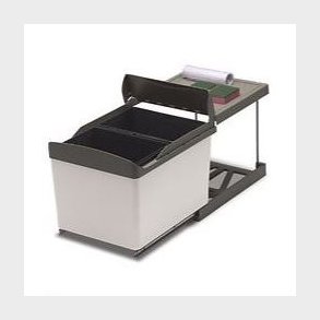 Fritstende affaldssystem med automatik 2 x 16 ltr