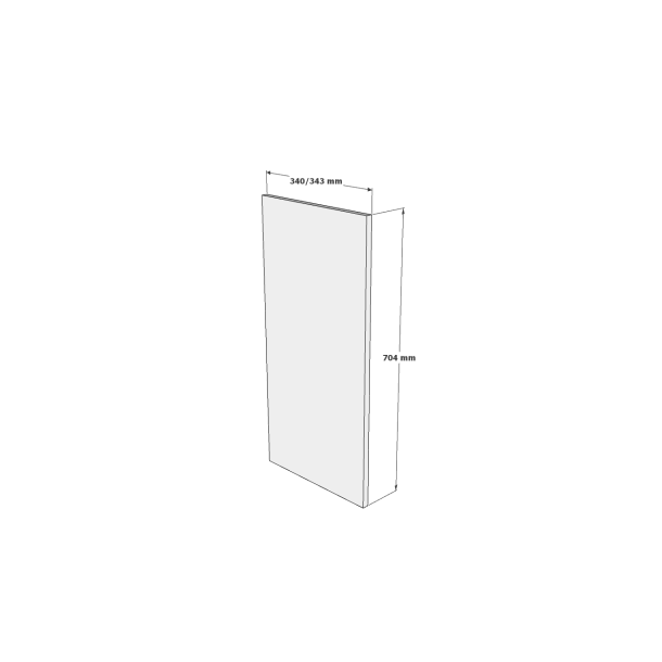 16 mm Gavlafdkning 704 x 340/343 mm