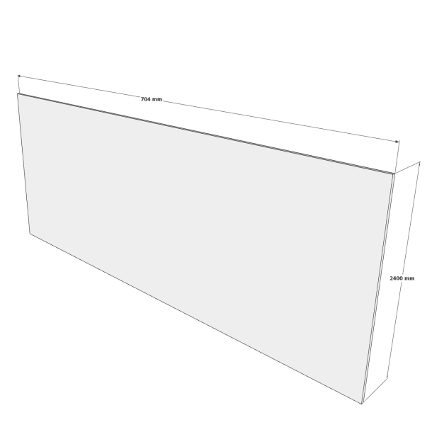 16 mm Gavl til koge 704 x 2400 mm