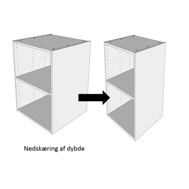 Nedskrring korpus dybde