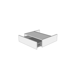 Sokkelskuffe 50 cm - deludtrk