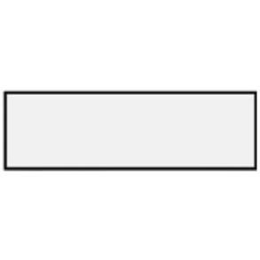 Skuffefront i strrelse: bredde x hjde 9,5*59,6 cm