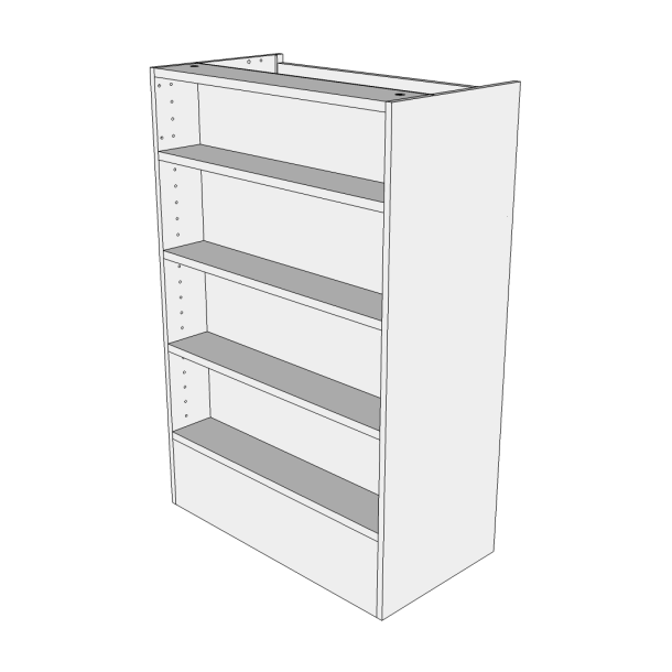 Hj emhttereol 60 cm med 3 hylder