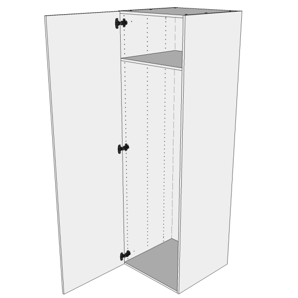 Hjskab 60 cm med hylde og lge