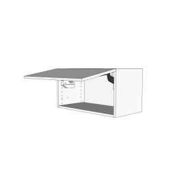 Topskab 60 cm med toplge